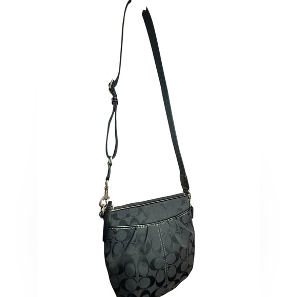 Coach Handbags - Coach Ashley Signature Canvas Pleated Shoulder/Crossbody (EUC)